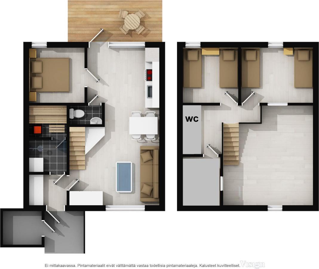Levin Keskusta, Kaetkaelaeinen B3 Ja D1 Apartment Exterior foto